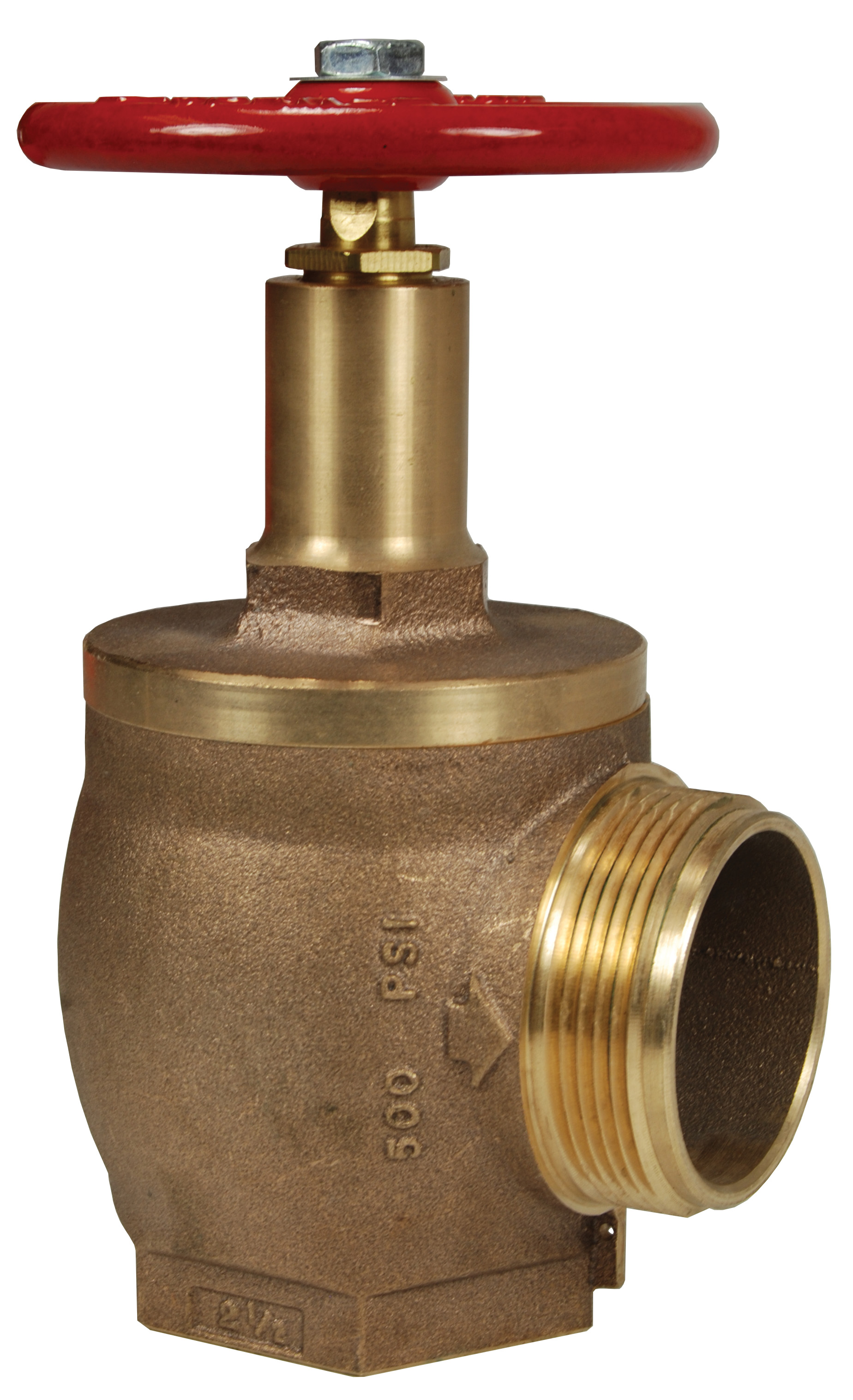 500# BRASS ANGLE HOSE VALVE